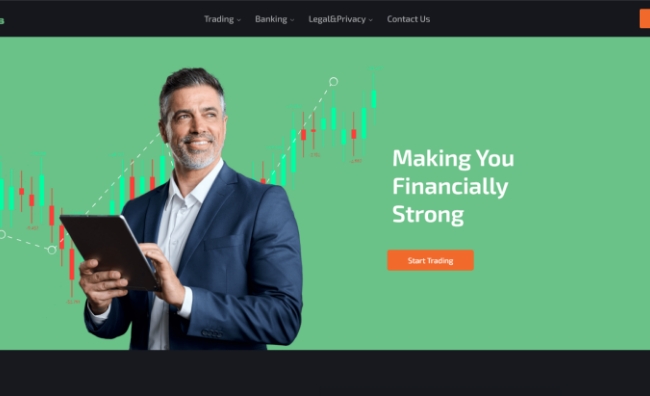 a website screenshot